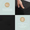 A collage of images showcasing a black storage bench, highlighting its softness, comfort, and material quality. Anteprima dell’immagine prodotto