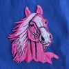 Aufnäher - Pferd - pink-rosa - Patch Produktbild-Vorschau 3