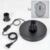 Carrone Tischlampe aus Metall/Glas in Schwarz/Rauchfarben Produktbild-Vorschau 5