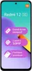Marketing image for a Xiaomi Redmi 12 5G phone, highlighting features with text overlays. Produktbild-Vorschau
