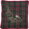 Greengate Dagmar Christmas Green Kissenhülle mit Produktbild-Vorschau 1