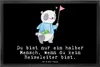 Mr. & Mrs. Panda Schmutzmatte Reiseleiter Herz 40 x 60 cm - Produktbild-Vorschau 1