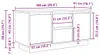 vidaXL TV skrinka s LED svetlami biela 100x41x50 cm Náhľad obrázku produktu 8