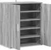 vidaXL Botník Grey Sonoma 60x35x70 cm Dřevěný materiál Náhled obrázku produktu 5