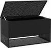 vidaXL Venkovní box na polštářky černý 100x55x55,5 cm Náhled obrázku produktu 3