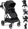 COSTWAY Kinderwagen, Kombikinderwagen mit Sitz & Produktbild-Vorschau 1