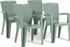 4er-Set Stühle aus Polypropylen monoblock, stapelbar mit Produktbild-Vorschau 1