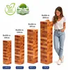 Gra w układanie wieży wykonana wyłącznie z twardego drewna Podgląd zdjęcia produktu 10