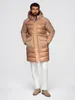 Ombre Lange Steppjacke für Herren mit großen Taschen  Produktbild-Vorschau 3