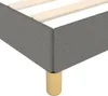 vidaXL Cadre de lit sans matelas gris foncé 140x200 cm Voir les images du produit 6