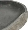 vidaXL Waschbecken Flussstein Oval (45-53)x(34-41) cm Produktbild-Vorschau 6