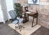 A home office setup with a desk, chair, and plant. Podgląd zdjęcia produktu