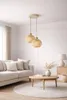 Luxolar LED závěsné svítidlo 2 žárovky E27 ratan boho Náhled obrázku produktu 4