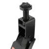 Close-up view of the top mechanism of a black hydraulic car jack. Produktbild-Vorschau