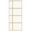vidaXL Drzwi przesuwne Golden 90x205 cm ESG przezroczyste Podgląd zdjęcia produktu 3