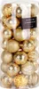 Palline di Natale infrangibili oro 6 cm 35 pezzi. Anteprima dell’immagine prodotto 9