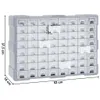 viaczásuvkový organizér vidaXL so 64 zásuvkami 52x16x37,5 Náhľad obrázku produktu 7