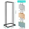 Kleiderbügelhalter 2er Set, Metall Organizer doppelt, Produktbild-Vorschau 7