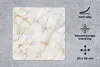 MuchoWow® Mauspad Mousepad Marmor - Weiß - Gold - Abstrakt Produktbild-Vorschau 2