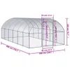 vidaXL Outdoor-Hühnerstall 3x6x2 m Verzinkter Stahl Produktbild-Vorschau 6