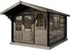 Alpholz Gartenhaus Set Gabriel 338x467cm Imprägn. Grau mit Produktbild-Vorschau 5
