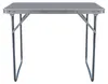 Aga Skládací kempingový stolek 70x50x60 cm Šedý Náhled obrázku produktu 2