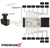 PremiumX PXMS 5/16 – multiswitch z zasilaczem, 1 wejście Podgląd zdjęcia produktu 2