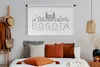 MuchoWow® Wandteppich Wandbehang Skyline "Bogota" auf Produktbild-Vorschau 4