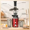 FATABETA Entsafter für Obst & Gemüse, 400 W Juicer mit 65 Produktbild-Vorschau 9