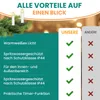 LED Baum-Lichterkette 25 m mit 50 warmweißen Kerzen Clips & Produktbild-Vorschau 2