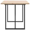 vidaXL Table de salle à manger O-cadres 160x80x75,5 cm pin Voir les images du produit 5