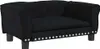 vidaXL Pelíšek pro psy černý 70x45x30 cm Velvet Náhled obrázku produktu 1