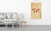 MuchoWow® Textilposter Weltkarte - Herz - Papyrus 120x180 Produktbild-Vorschau 3