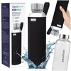 Aquafloow NeoGlass 700 ml skleněná láhev na vodu – černý Náhled obrázku produktu 2