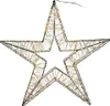 Stern Weihnachtsdekoration aus Metall mit funkelnden Produktbild-Vorschau 1