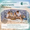 Lantigo Paravent de Plage Ancre en Cercle 12 m Brise-vent Voir les images du produit 4