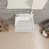Waschbeckenunterschrank 45cm Eiche Weiß mit Waschbrett | Produktbild-Vorschau 3