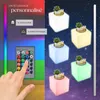Lampe cube LUMINOUS CUBE avec ampoule LED et télécommande - Voir les images du produit 3