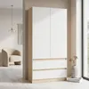 Armadio Novela, Sonoma/Bianco  a 2 ante | Armadio moderno Anteprima dell’immagine prodotto 6