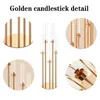 Candeliere, candeliere a 5 bracci, candeliere a candelabro Anteprima dell’immagine prodotto 4