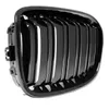 SET Doppelsteg Kühlergrill Grill Schwarz Glanz passt für Produktbild-Vorschau 6