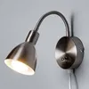 Lindby Wandlampe Amrei, nickelfarben, 42cm, Stecker, Produktbild-Vorschau 2