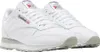A pair of white Reebok Classic Leather sneakers. Náhled obrázku produktu