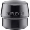 Schonhammerkopf SIMPLEX Kopf-Ø 60mm Gum.schwarz Produktbild-Vorschau 4