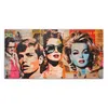 DEQORI Hybrid Leinwand Bild 100x50 cm 'Ikonen Collage' Produktbild-Vorschau 2