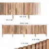 Woodygift Beeteinfassung Holz Rollzaun Gartenzaun Produktbild-Vorschau 3
