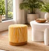 Mauro Ferretti Puff SAVANA Senape Ø40x40cm Produktbild-Vorschau 5