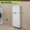 Einbau-Wäschekorb mit Deckel, Wandmontage, Weiß, 22,05 lbs Productafbeelding-voorbeeld