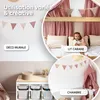 Guirlande de fanions vieux rose & rose beige sans Voir les images du produit 2