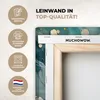 MuchoWow® - Leinwandbilder - Baum - Modern -  - Türkis - Produktbild-Vorschau 3